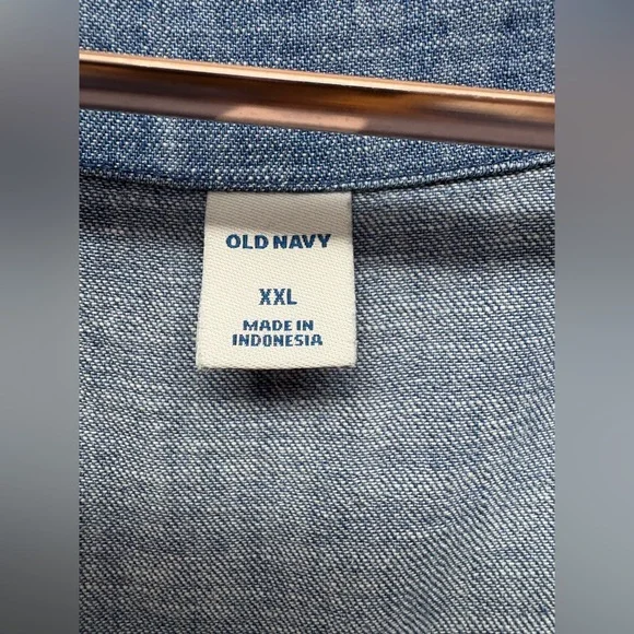 Old Navy Blue Denim Midi Dress - Picture 12 of 16